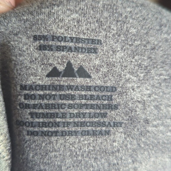 REI Co-Op Soft Gray Cropped Leggings XS Workout Active Outdoor Pants 3/4 Length - Picture 5 of 5